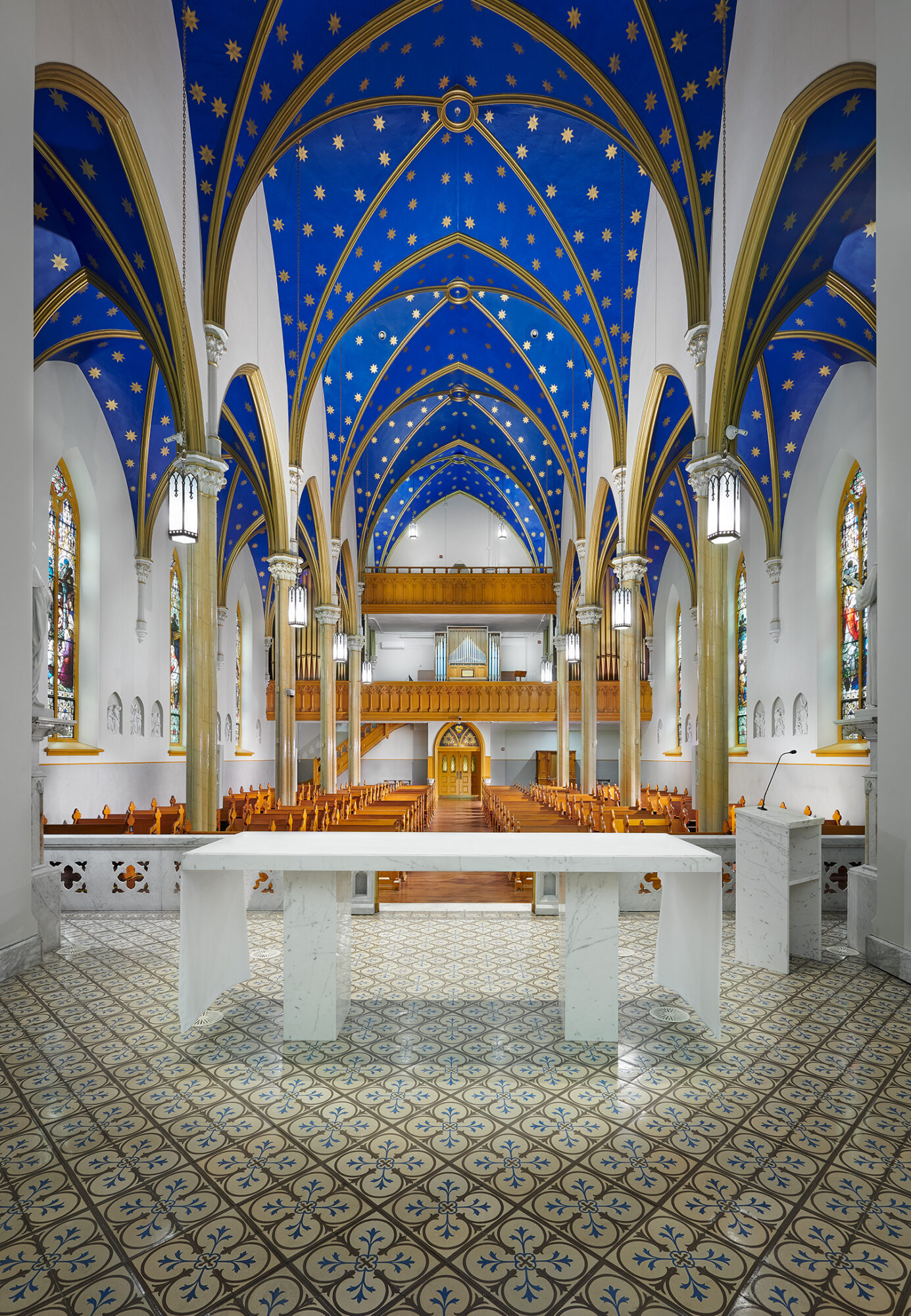 chapel restoration nave